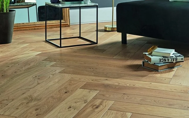 Parquet posé dans un séjour